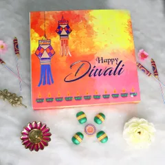 DIBHA-RUCHOKS Premium Diwali Cracker Chocolates Gift Pack + Ladi 445g P1+Ladi
