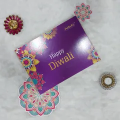 DIBHA-RUCHOKS Diwali Premium Hamper Wooden Gift Pack 440g (WH3)