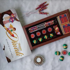 DIBHA-RUCHOKS Diwali Premium Cracker Chocolates  Gift Pack 282g P2+Ladi