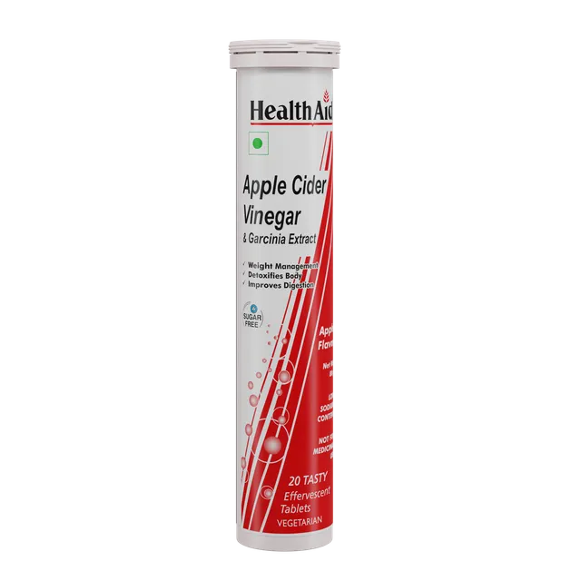 HealthAid Apple Cider Vinegar with Garcinia Extract - 20 Effervescent Tablets