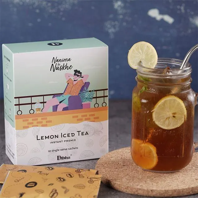 DIBHA - Lemon Iced Tea 180g (Set Of 10 Sachet)