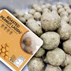 D-Alive Roasted Peanut Laddu/Ladoo - 250g (20 Servings) - (Sugar-Free, Low Carb, High Protein, Diabetes and Keto-Friendly) - Nutrient-Rich and Healthy Indian Sweets