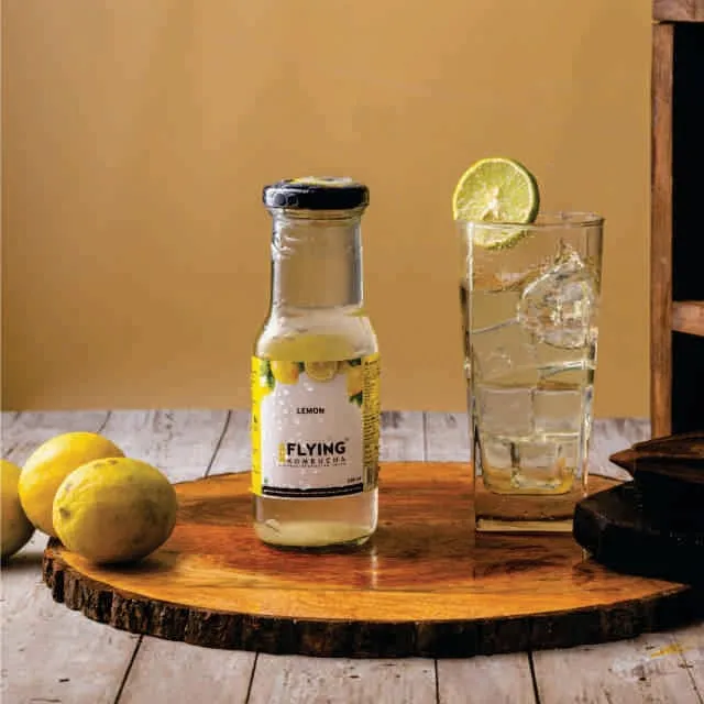 Flying Kombucha Lemon Kombucha Natural Sparkling Juice - 200ml