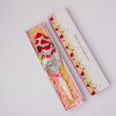 RUCHOKS - Valentines Special Square Shape 10 Chocolates Bouquet 150g