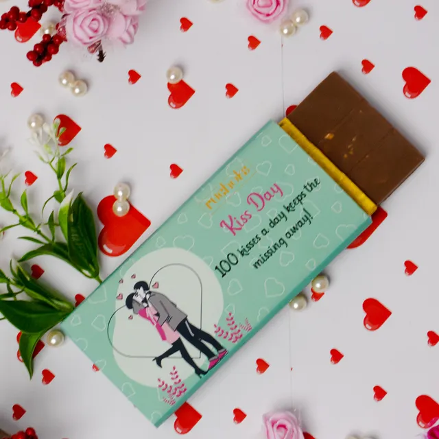 RUCHOKS - Valentines Special Milk Chocolate Bars 65gm