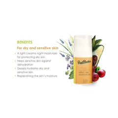 Paul Penders Avocado & Cranberry Night Time Moisturizer | Night Cream For Dry & Sensitive Skin 30g