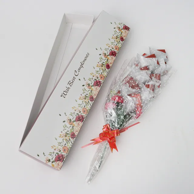 DIBHA RUCHOKS - Chocolate Bouquet Gift Box 130g (Square Assorted Chocolates 10 pcs)