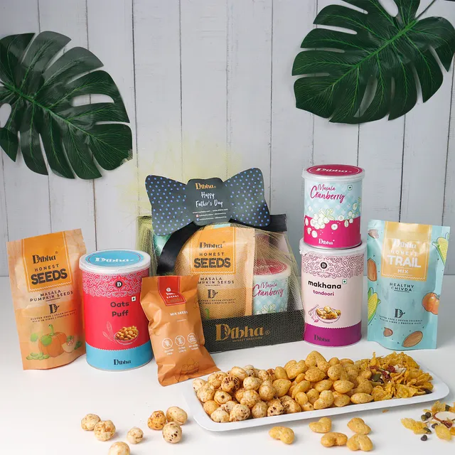 DIBHA - Honest Snacking | Best DAD Special Gift Hamper | 300g
