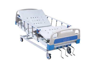 5 Function Collapsible Side Railings Manual ICU Bed