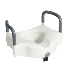 Toilet Seat Raiser with Armrest