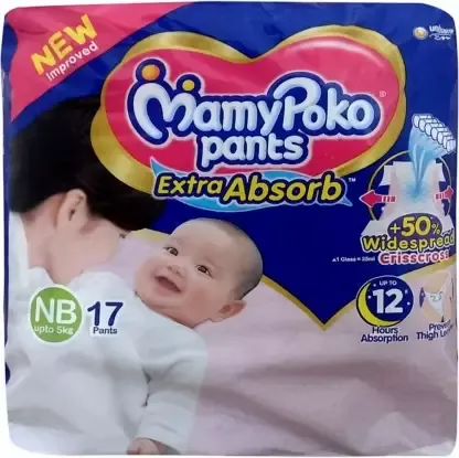 Buy MamyPoko Pants Extra Absorb Baby Diapers, Large (L), 5 Count, 9-14 kg  Online at Low Prices in India - Amazon.in