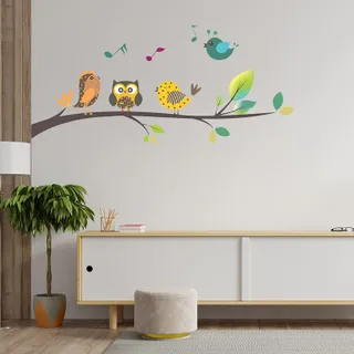 Berger Paints iPaint Wall Stickers Singing Birds Design