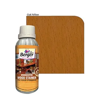 Berger Paints Wood Keeper Wood Stainer -Oak Yellow-500 Ml