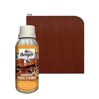 Berger Paints Wood Keeper Wood Stainer -Teak-500 Ml