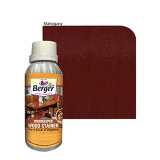 Berger Paints Wood Keeper Wood Stainer -Mahogany-500 Ml