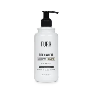 FURR Rice and Wheat Volumizing Shampoo - 300ML | Volumizes Hair | For Flat, Thin and Lifeless Hair | Goodness of Rice and Wheat�