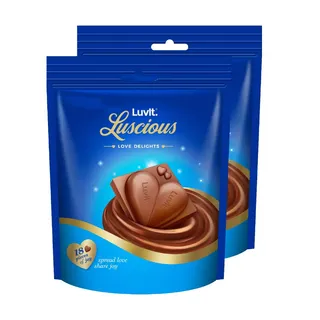 LuvIt Luscious Love Delights Chocolates - Pack of 2 x 162 g