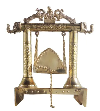 Brass Laddu Gopal Jhula For God Idol - 11*4.5*12.6 (AS227 B)