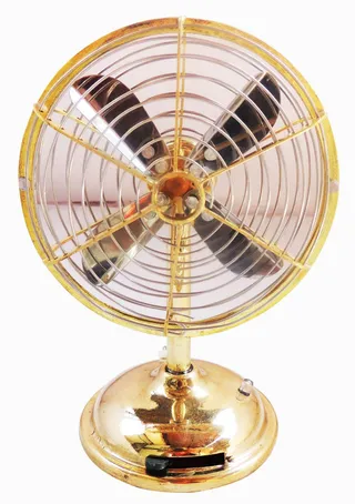 Brass Laddu Gopal Fan - 3.2*4.2*6.8 (F009 B)