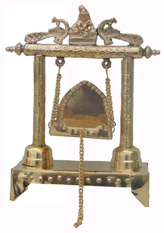 Brass Laddu Gopal Jhula For God Idol - 8.3*3.5*10.5 (AS227 A)