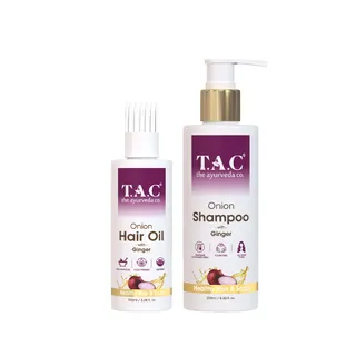Onion Shampoo and Onion Hair Oil Combo