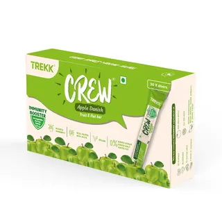 TREKK CREW Apple Danish Fruit Bar 30g X 6