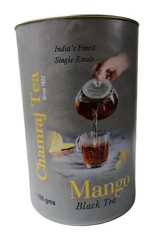 CHAMRAJ Mango Black Tea 100 g | Pack of 1 | Total 100 g | India's Finest Single Estate Nilgiri Tea
