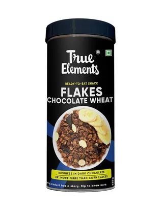 True Elements Chocolate Wheat Flakes 325gm