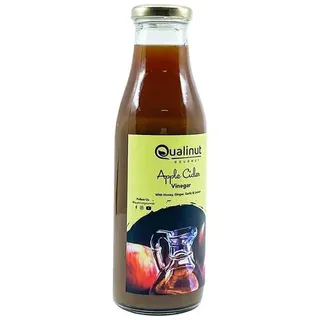 Qualinut Gourmet Apple Cider Vinegar with Honey Ginger Garlic and Lemon 500 ml