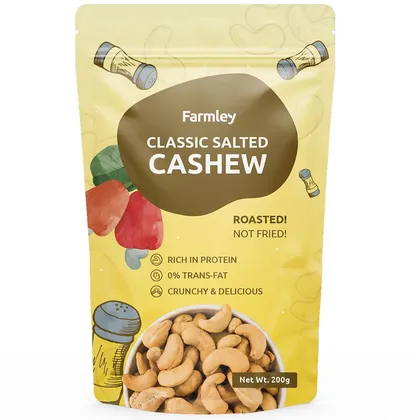 Farmley Roasted and Flavoured Cashew (Classic Salted) 200g