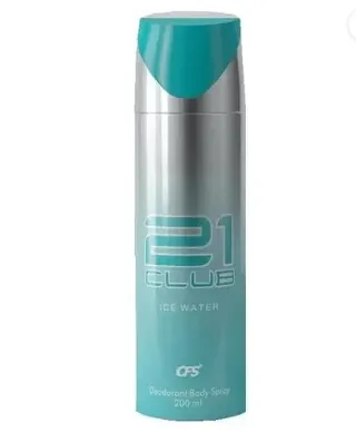 CFS 21 Club Ice Water Deodorant Spray – For Men & Women