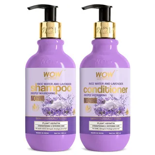 Rice Water and Lavender Hair Care Kit ( Shampoo + Conditioner)
