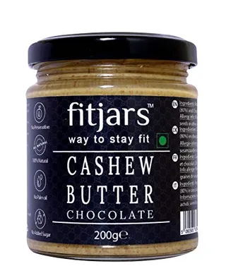FITJARS Cashew Chocolate Butter(Kaju)-200 gm