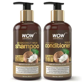 Wow Skin Science Coconut Milk Shampoo + Hair Conditioner