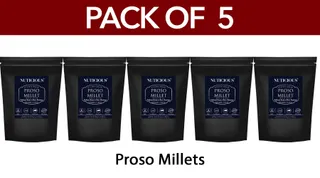 NUTICIOUS Proso Millet Barri / Panivaragu / Varigulu / Baragu- 500 gm X 5 (Pack of 5)Fiber Food Dietery Food