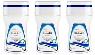 Hair4U Anti-hair Loss Shampoo & Conditioner | Biofluence Therapeutic Caffeine Shampoo For Hair Growth | Shampoo for Men & Women | Powered with 5 vital ingredients for hair growth ,100 ml x Pack of 3