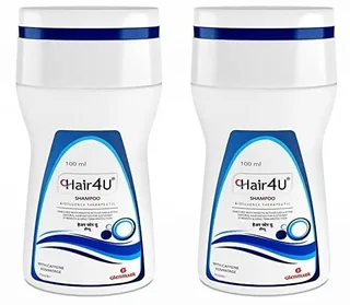 Hair4U Anti-hair Loss Shampoo & Conditioner | Biofluence Therapeutic Caffeine Shampoo For Hair Growth | Shampoo for Men & Women | Powered with 5 vital ingredients for hair growth ,100 ml x Pack of 2