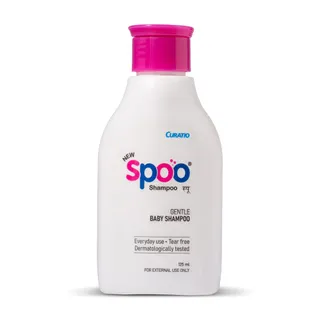 Curatio Spoo Shampoo 125ml| Gentle cleanser for your baby's scalp & hair | With mild surfactants and moisturizer | No Tears Shampoo For Newborns and Infants (0-2 Years)