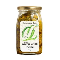 Homemade Love-  Green Chilli pickle - 400