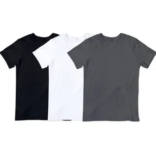 Custory Combo of 3 Unisex Round Neck T-Shirt | Regular Fit Cotton Round Neck T-Shirt for Men and Women (38) Multicolour