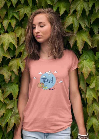Travel World Women Half Sleeve T-Shirt