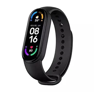 PunnkFunnk PFM6 Smart Band & Fitness Band & Activity Tracker & Heart Rate Sensor & Step Tracking All Android Device & iOS Device - Black