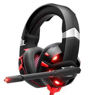 RUNMUS K2 RED Gaming Headset