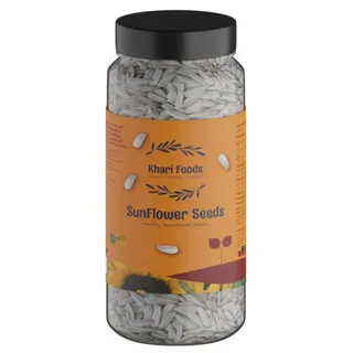 Khari Foods Raw Sunflower Seeds, Healthy Snacks (500g)