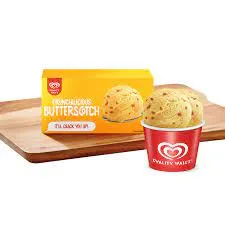 KWALITY WALLS BUTTERSCOTCH FAMILY PACK ICE CREAM  700 ML