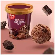 KWALITY WALLS CHOCO BROWNIE TUB Ice cream 700 ML