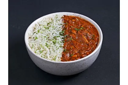 Punjabi Rajma Masala Served with Jeera Rice