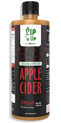 Sip 'n Up by, Alpino Organic Apple Cider Vinegar 500 ML