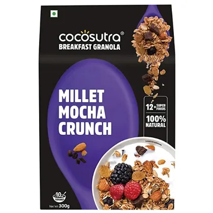 Cocosutra Millets Cocha Crunchy Granola 300 gm