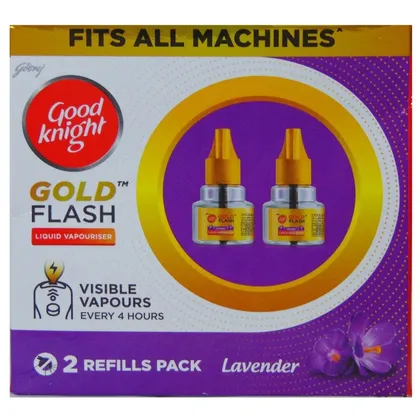 Good Knight Power Activ+ Lavender Fragrance Refill, 45 ml Each - Pack of 2 - null